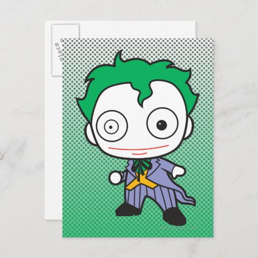 Mini Joker Briefkaart (Voorkant / Achterkant)