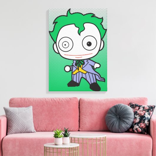 Mini Joker Canvas Afdruk (Insitu (Woonkamer))