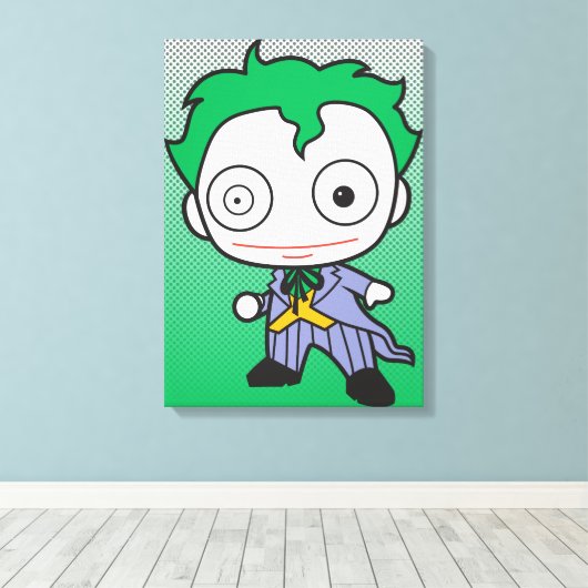 Mini Joker Canvas Afdruk (Insitu (Houten vloer))