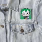 Mini Joker Vierkante Button 5,1 Cm (In situ)