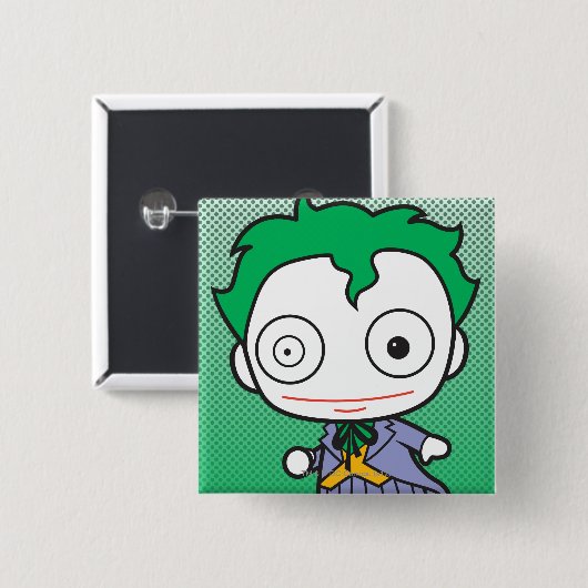 Mini Joker Vierkante Button 5,1 Cm (Voorkant /achterkant)