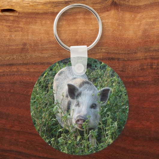 Mini Juliana Pet Pig Sleutelhanger (Voorkant)