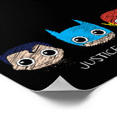 Mini Justice League Head Sketch Poster (Hoek)