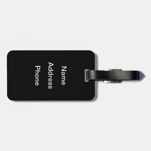 Mini Justice League Sketch Bagagelabel (Achterkant horizontaal)