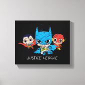 Mini Justice League Sketch Canvas Afdruk (Voorkant)
