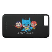 Mini Justice League Sketch Case-Mate iPhone Case (Achterkant (Horizontaal))
