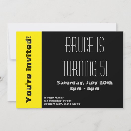 Mini Justice League Sketch Kaart (Achterkant)