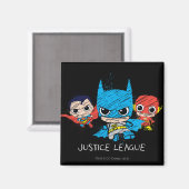 Mini Justice League Sketch Magneet (Voorkant / Achterkant)