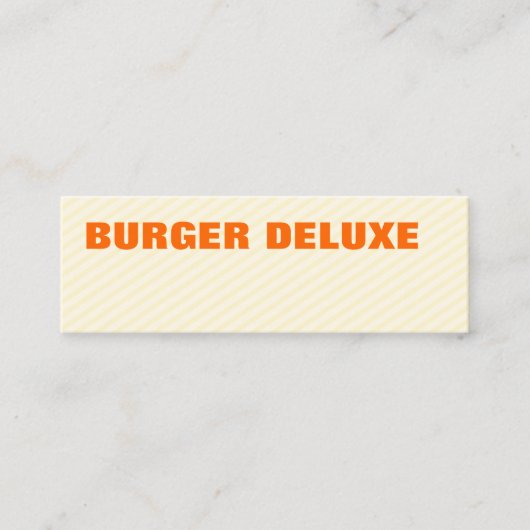 Mini Kaart Bold Visitekaartje (Voorkant)