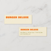 Mini Kaart Bold Visitekaartje (Voorkant / Achterkant)