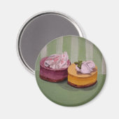 mini-kaaskoekenmagneet magneet (Voorkant / Achterkant)