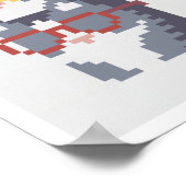 Mini-katten in glazen palmhuls poster (Hoek)