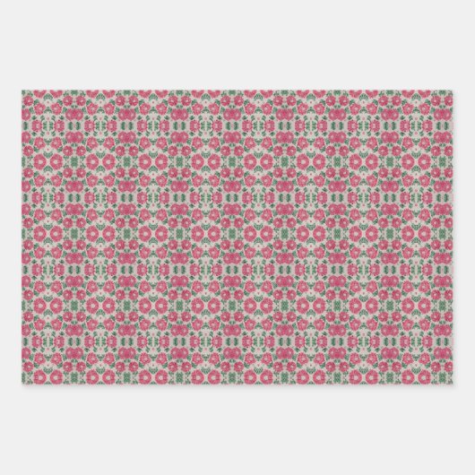 Mini kerst Bonanza inpakpapier (Voorkant)