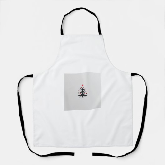 Mini-kerstboom Apron Schort (Voorkant)