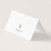 Mini Kerstbriefkaarten met Jouw naam Visitekaartje (Achterkant)