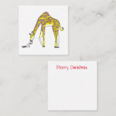 Mini-kerstkaart Informatiekaartje (Voorkant / Achterkant)