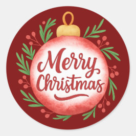 Mini Kerststickerset – Uitspraken voor de Feestdag Ronde Sticker