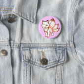 Mini kitsune botton ronde button 5,7 cm (In situ)