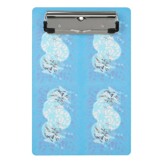 Mini Klembord Abstracte Kunst Wind (Voorkant)