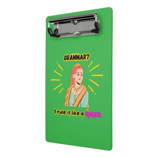 Mini Klembord: Grammatica Queen Mini Klembord (Angled2)