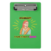 Mini Klembord: Grammatica Queen Mini Klembord (Voorkant)