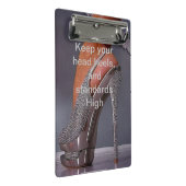 Mini Klembord Hoofd hiel, en normen, Hoog! (Schuin)