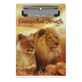 Mini Klembord Leeuwen Moed Sterkte