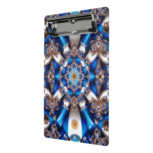 Mini klembord met Argentijnse kleuren (Angled2)