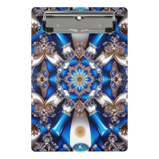 Mini klembord met Argentijnse kleuren (Voorkant)