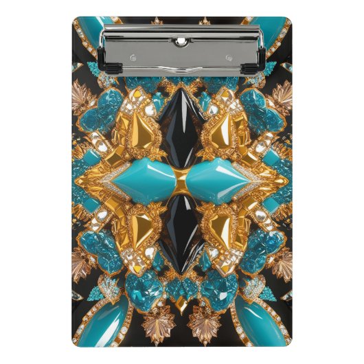 Mini klembord met Bahama's kleuren (Voorkant)