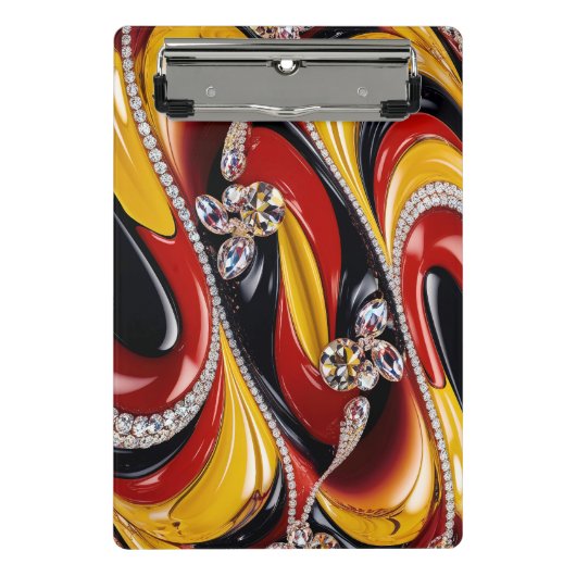 Mini klembord met Belgische kleuren (Voorkant)