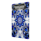 Mini klembord met blauw-witte kleuren (Angled2)