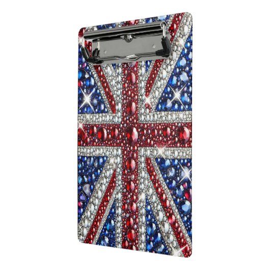 Mini klembord met Britse kleuren (Angled2)