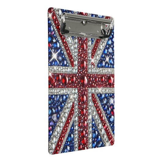 Mini klembord met Britse kleuren (Schuin)