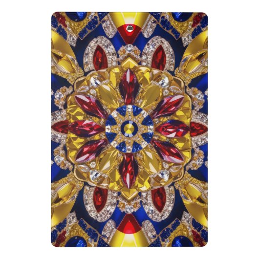 Mini klembord met Colombia Kleuren (Achterkant)