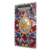 Mini klembord met Colombiaanse kleuren (Angled2)