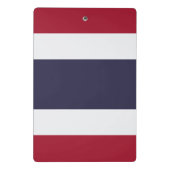 Mini klembord met de vlag van Thailand (Achterkant)