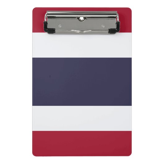 Mini klembord met de vlag van Thailand (Voorkant)