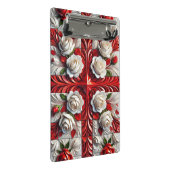 Mini klembord met Engels Rozen Design (Schuin)