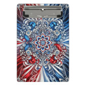 Mini klembord met Franse kleuren Abstract Design (Voorkant)