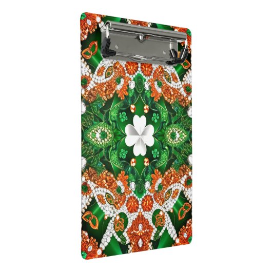 Mini klembord met Ierse kleuren (Schuin)