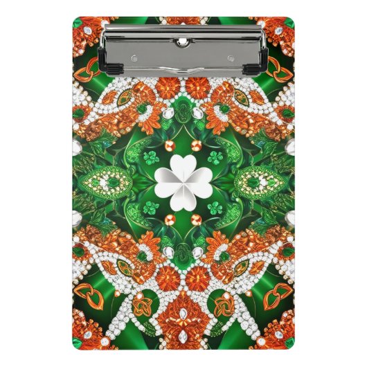 Mini klembord met Ierse kleuren (Voorkant)