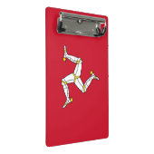 Mini-klembord met Isle of Man flag, VK Mini Klembord (Schuin)