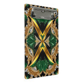 Mini klembord met Jamaicaanse kleuren (Schuin)