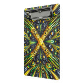 Mini klembord met Jamaicaanse kleuren (Angled2)