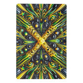 Mini klembord met Jamaicaanse kleuren (Achterkant)