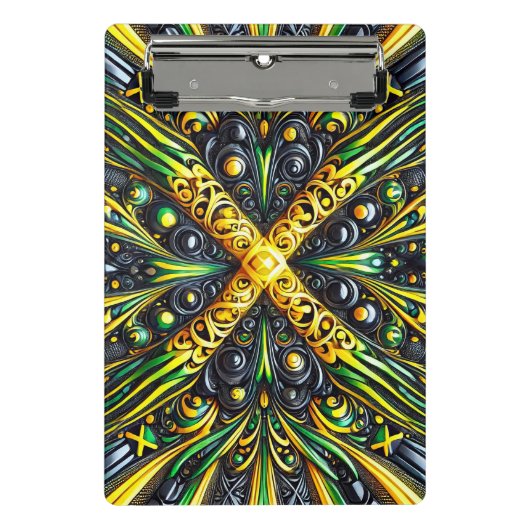 Mini klembord met Jamaicaanse kleuren (Voorkant)