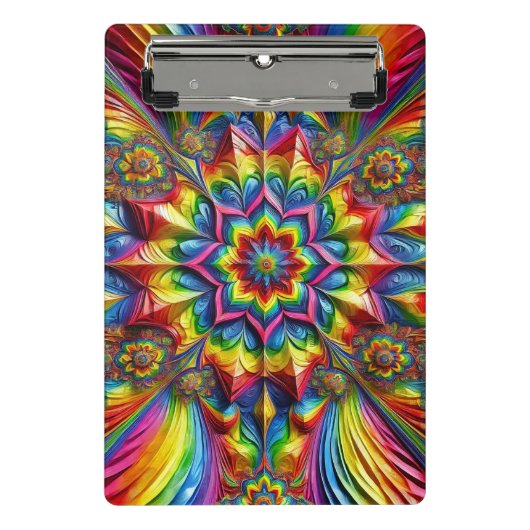 Mini klembord met LGBTQ-kleuren (Voorkant)