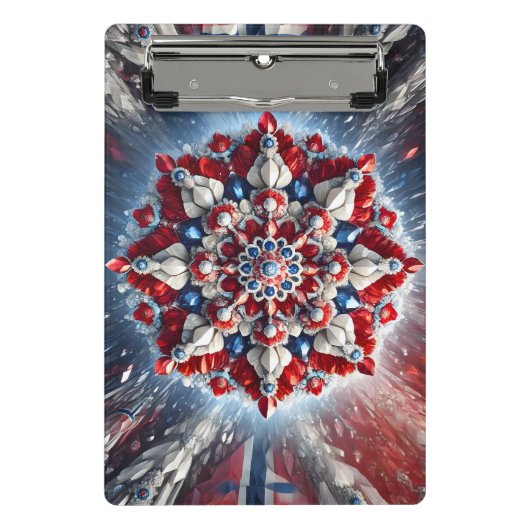 Mini klembord met Noorse kleuren (Voorkant)