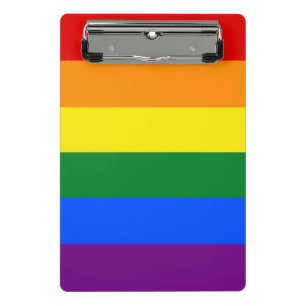 Mini-klembord met regenboogpride vlag van LGBT Mini Klembord